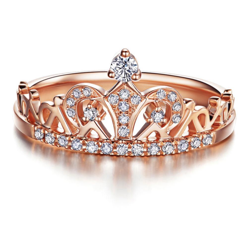 Runder Ring in Roségold