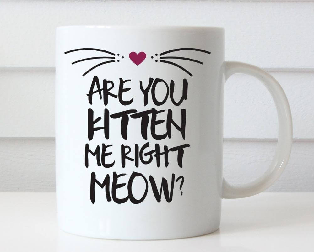 Katzenliebe | Witzige Keramiktasse für Tierliebhaber