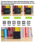 MODERNE DIGITALUHR IM WÜRFELDESIGN