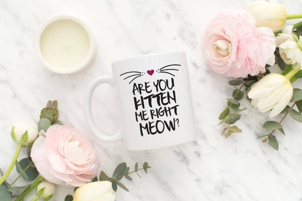 Katzenliebe | Witzige Keramiktasse für Tierliebhaber