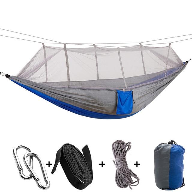 Hängematte mit Moskito-Netz für Camper – Fallschirmmaterial