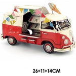 Kreatives Vintage Eisenbus Dekoobjekt für Ihr Zuhause
