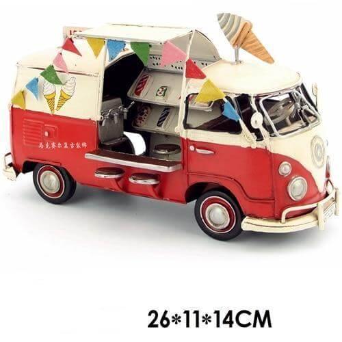 Kreatives Vintage Eisenbus Dekoobjekt für Ihr Zuhause