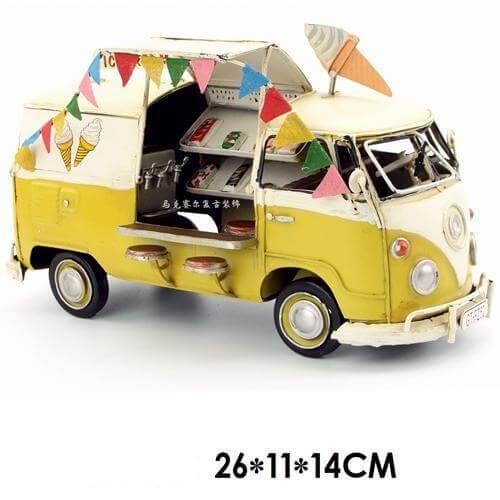 Kreatives Vintage Eisenbus Dekoobjekt für Ihr Zuhause