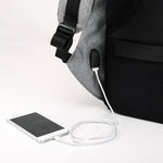 Der sichere und stylische Anti-Diebstahl-Rucksack mit USB-Anschluss