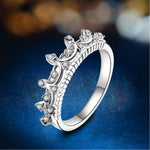 Kristall Krone Ring