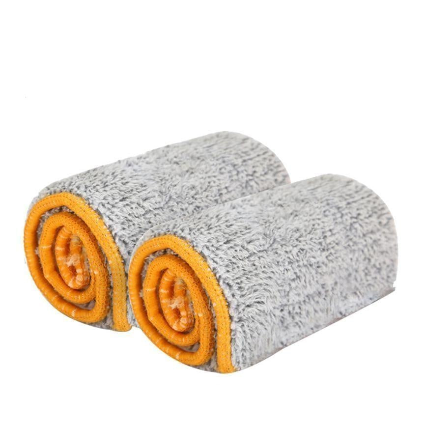 Zwei hochwertige Mop-Pads für doppelseitige Reinigung