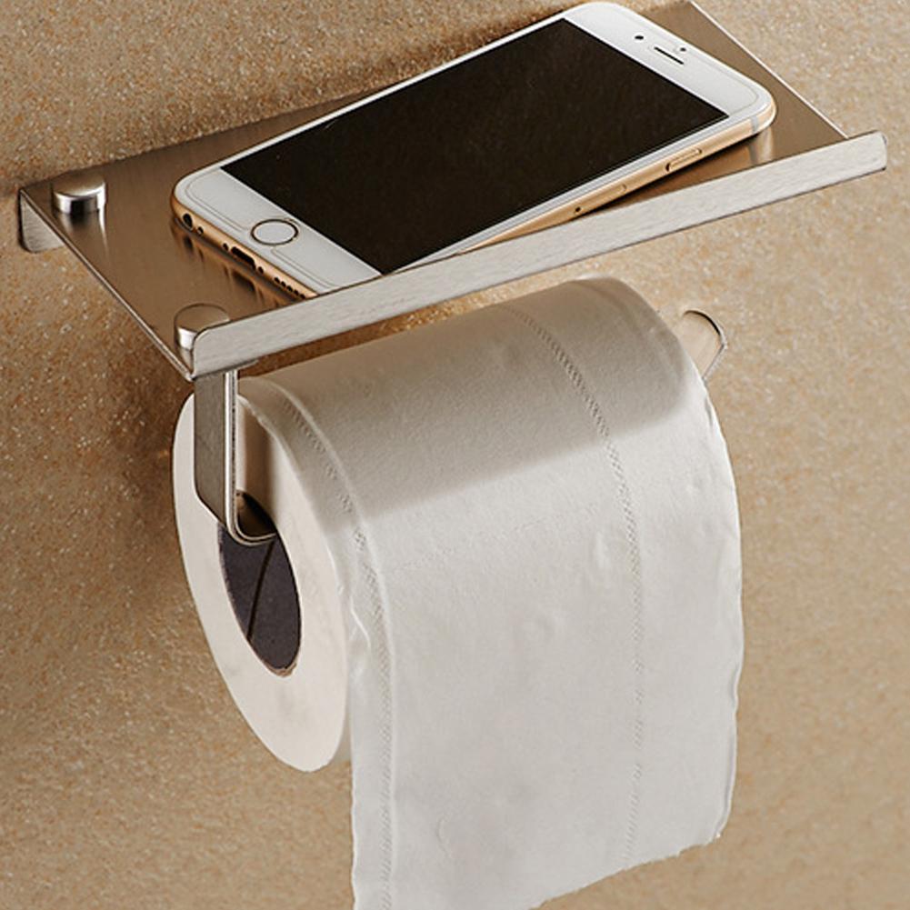 Eleganter Toilettenpapierhalter mit Ablage | PureStyle