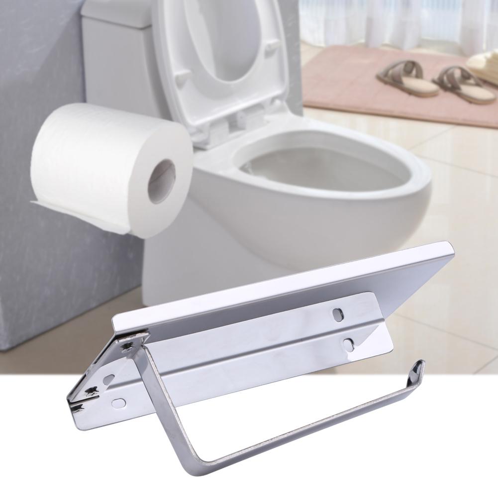 Eleganter Toilettenpapierhalter mit Ablage | PureStyle