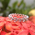 Herzförmiger Glitzer-Ring | LuminaJoy