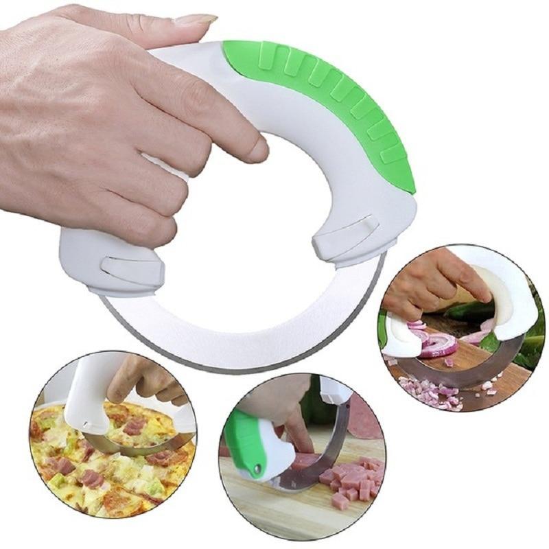 Küchenmesser mit Rollen