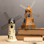 Faszinierende Vintage Windmühlen-Sparschweine in 4 Farben