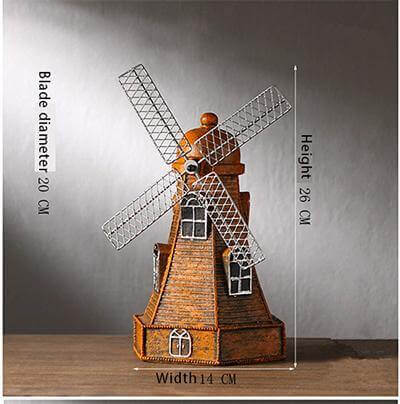 Faszinierende Vintage Windmühlen-Sparschweine in 4 Farben
