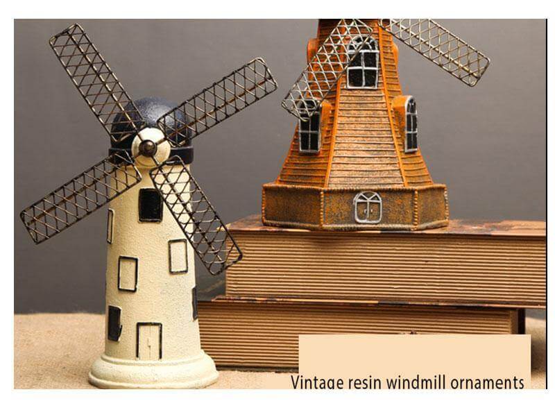Faszinierende Vintage Windmühlen-Sparschweine in 4 Farben