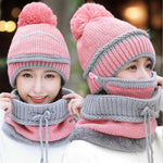 Multifunktionale Mütze mit Schal und Maske | WarmComfort