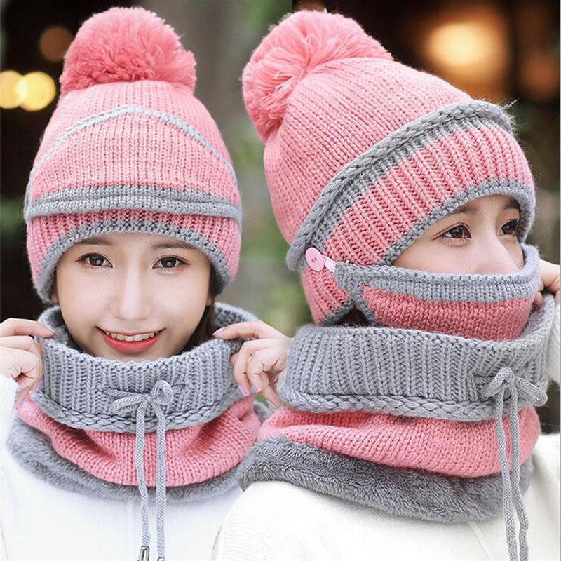 Multifunktionale Mütze mit Schal und Maske | WarmComfort