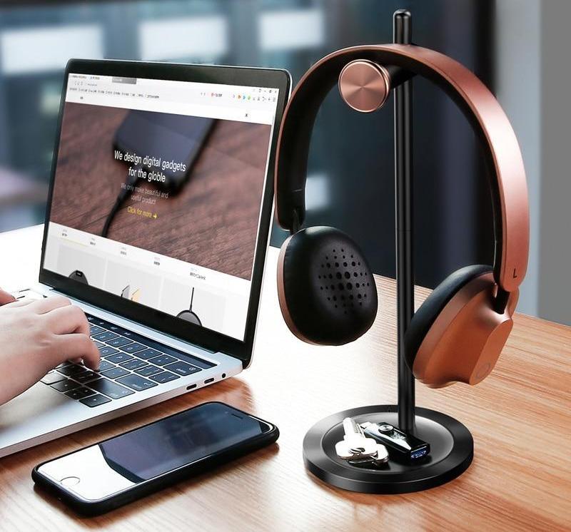 Flexibler Kopfhörerhalter aus Aluminium | AudioGuard