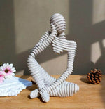 Skulptur einer kreativen europäischen Denkfigur zur Heimdekoration