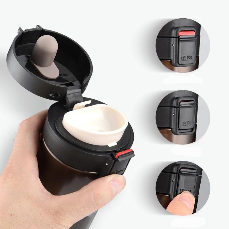 Thermobecher mit doppelter Wand für Kaffee unterwegs
