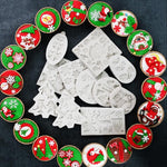 Weihnachts-Silikon-Keksausstecherformen