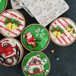 Weihnachts-Silikon-Keksausstecherformen