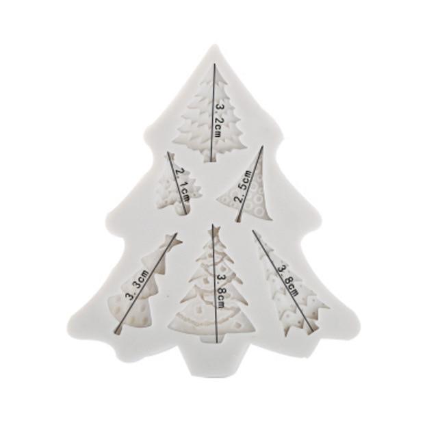 Weihnachts-Silikon-Keksausstecherformen
