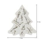 Weihnachts-Silikon-Keksausstecherformen