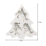Weihnachts-Silikon-Keksausstecherformen