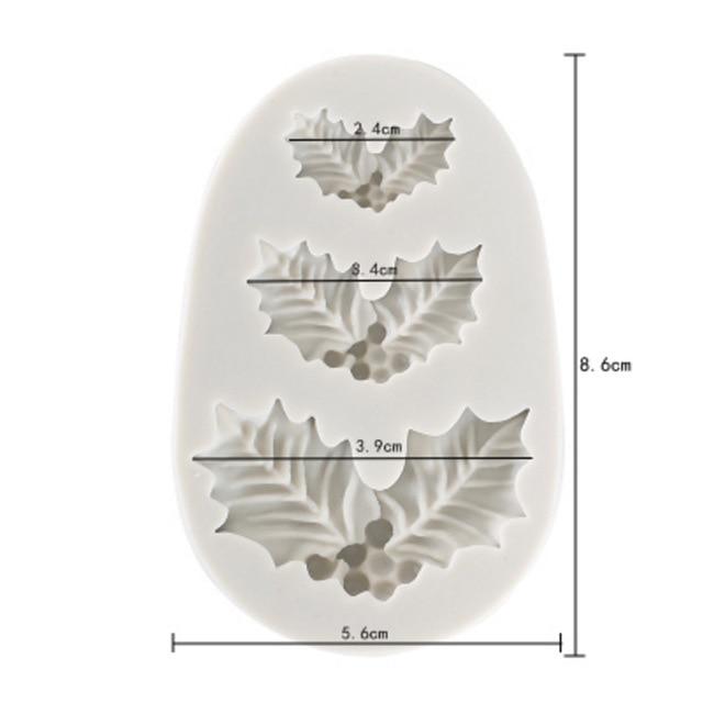 Weihnachts-Silikon-Keksausstecherformen