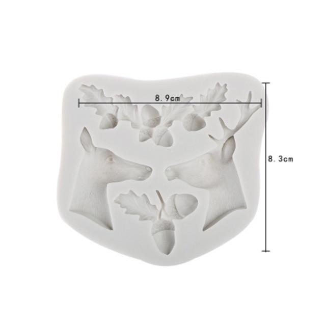 Weihnachts-Silikon-Keksausstecherformen