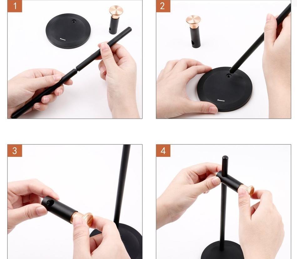 Flexibler Kopfhörerhalter aus Aluminium | AudioGuard