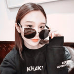 Klassische Katzenaugen-Sonnenbrille im Aviator-Stil