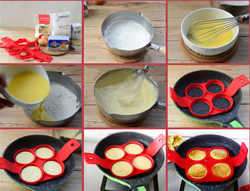 Silikonformen für Eier und Pfannkuchen | FlexiCook