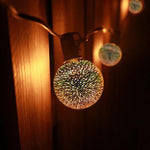 3D Sternen LED Nachtlicht mit Feuerwerkseffekt