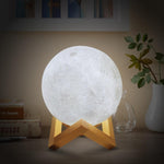 Stimmungsvolle 3D Mondlampe mit Touch-Funktion