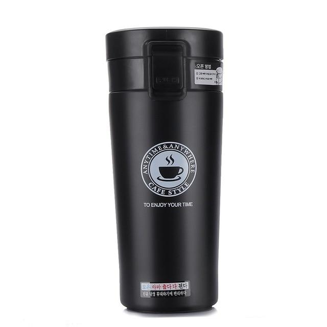 ThermoBecher für Unterwegs - Doppelwandige Isolier-Tasse