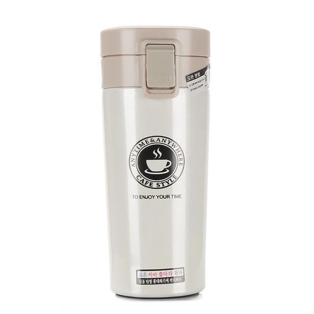 Thermobecher mit doppelter Wand für Kaffee unterwegs