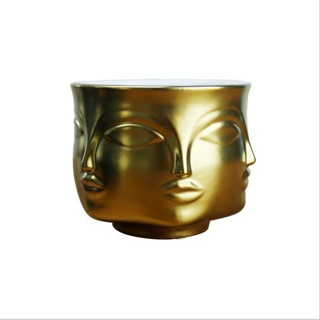 Buddha-Kopf Pflanzgefäß | ZenStyle