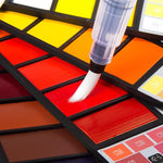 Aquarellfarb-Set mit Wasserpinsel und Pigment | AquaArtistry