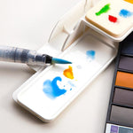 Aquarellfarb-Set mit Wasserpinsel und Pigment | AquaArtistry