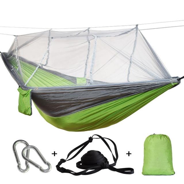 Hängematte mit Moskito-Netz für Camper – Fallschirmmaterial