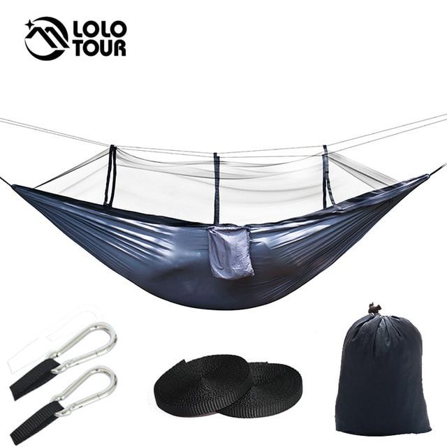 Hängematte mit Moskito-Netz für Camper – Fallschirmmaterial