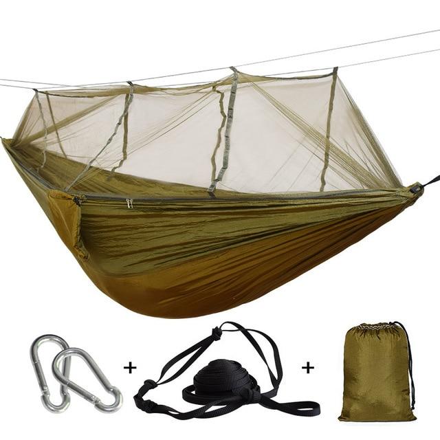 Hängematte mit Moskito-Netz für Camper – Fallschirmmaterial