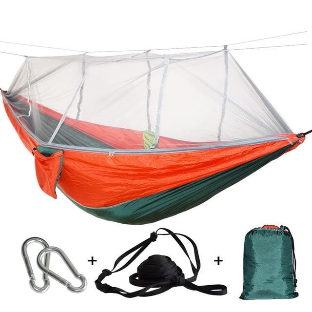 Hängematte mit Moskito-Netz für Camper – Fallschirmmaterial