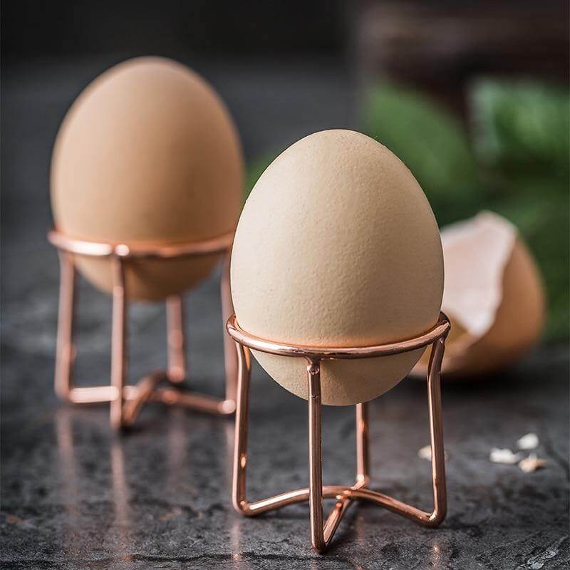 3er Set Stilvolle Edelstahl Eierständer | EggMaster