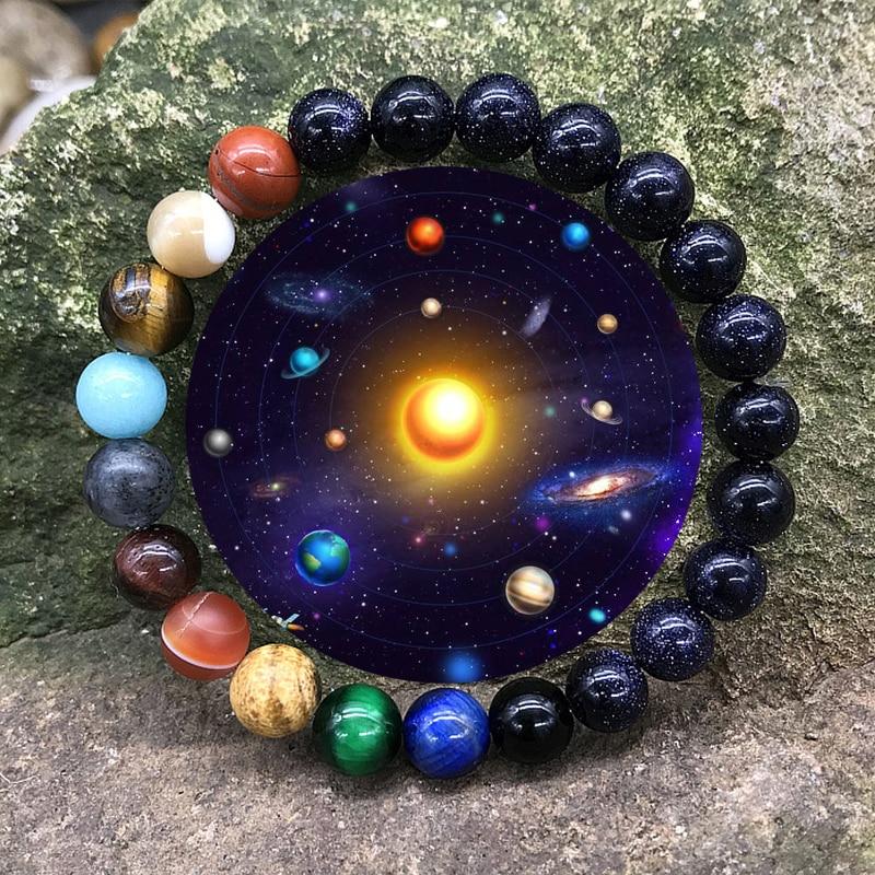 Galaktisches Armband aus Naturstein | StellarCraft
