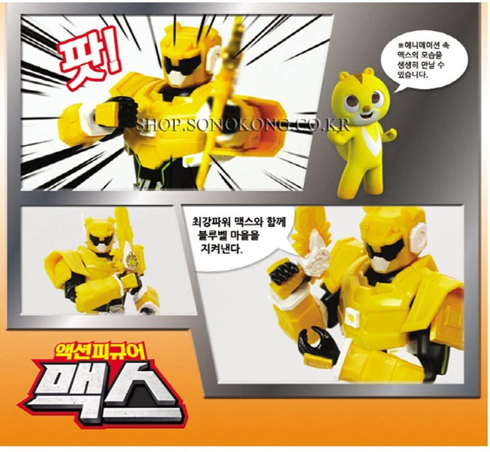 Kampfgeist Max | Mini-Roboter Action Figur mit Zubehör