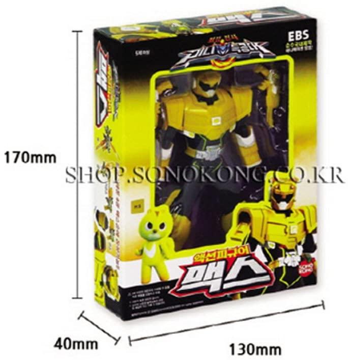 Kampfgeist Max | Mini-Roboter Action Figur mit Zubehör