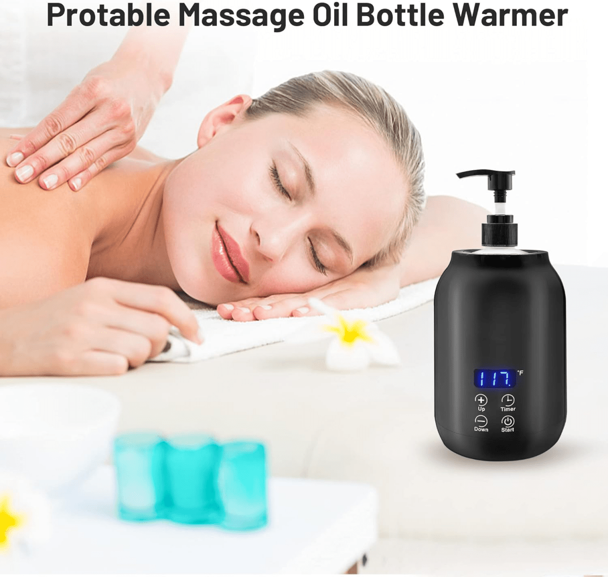 Electric Massage Oil Heater for Spa and Therapeutic Use