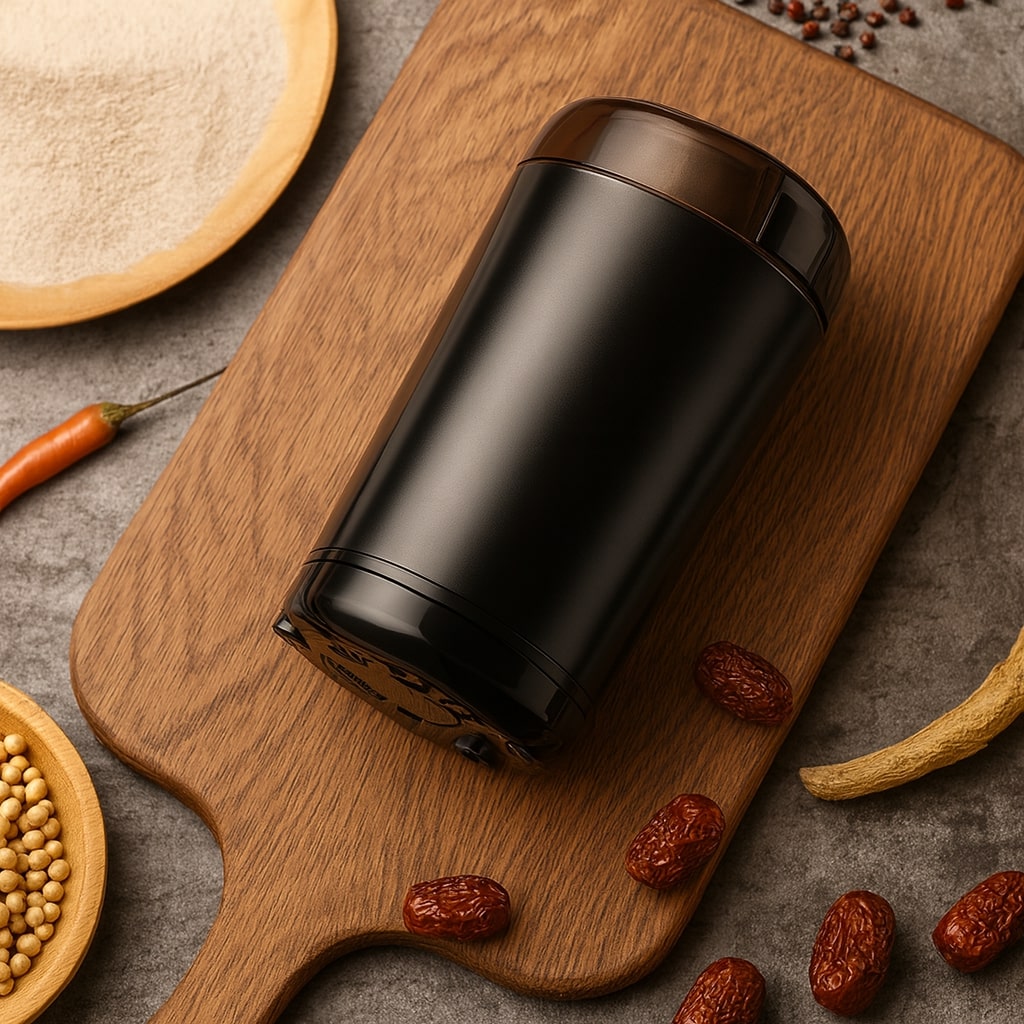 Vielseitige elektrische Kaffeemühle für perfekte Ergebnisse